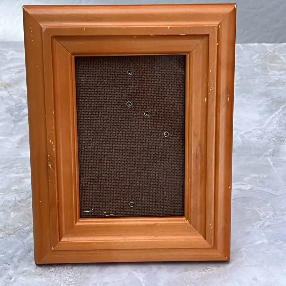 Natural Wood Picture Photo Frame Free Standing 4